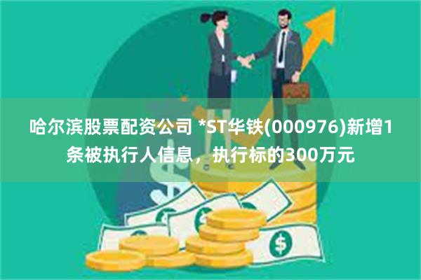 哈尔滨股票配资公司 *ST华铁(000976)新增1条被执行人信息，执行标的300万元