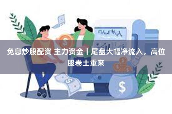 免息炒股配资 主力资金丨尾盘大幅净流入，高位股卷土重来