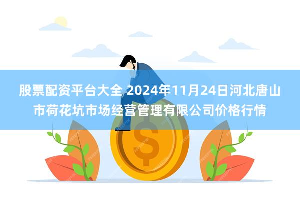 股票配资平台大全 2024年11月24日河北唐山市荷花坑市场经营管理有限公司价格行情