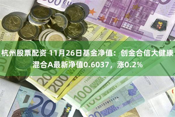 杭州股票配资 11月26日基金净值：创金合信大健康混合A最新净值0.6037，涨0.2%