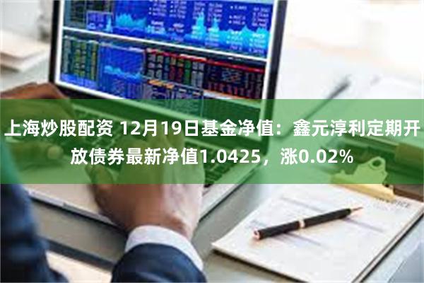 上海炒股配资 12月19日基金净值：鑫元淳利定期开放债券最新净值1.0425，涨0.02%